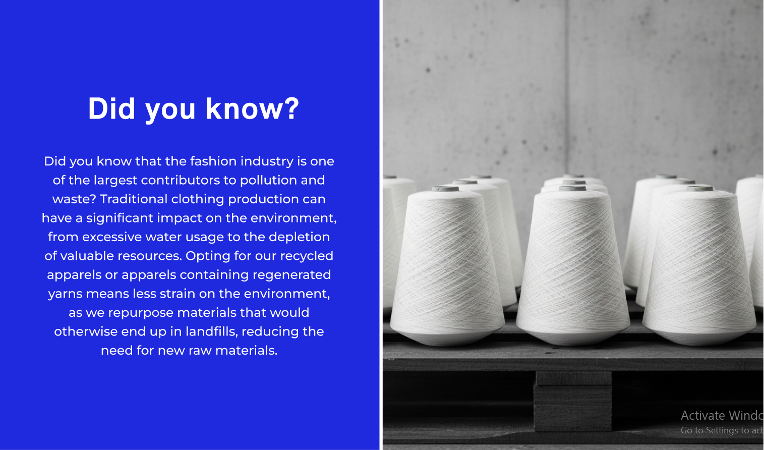 Crafted with environmental responsibility